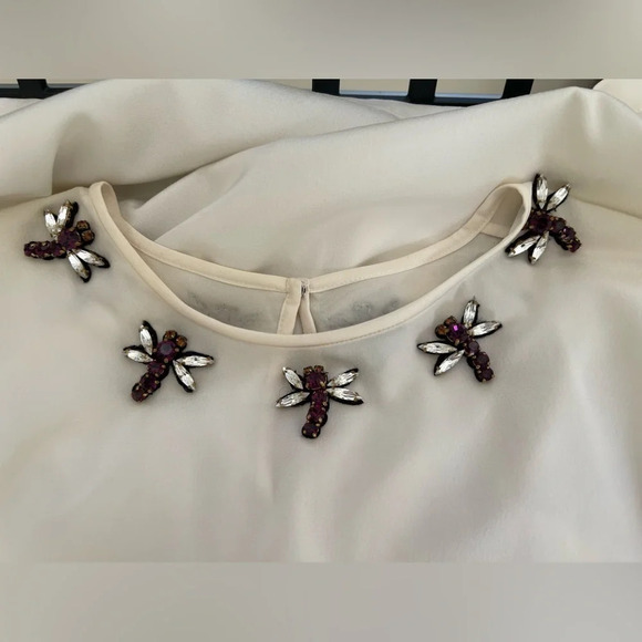 Authentic dolce & gabanna white silk short with Crystal. - Picture 7 of 10